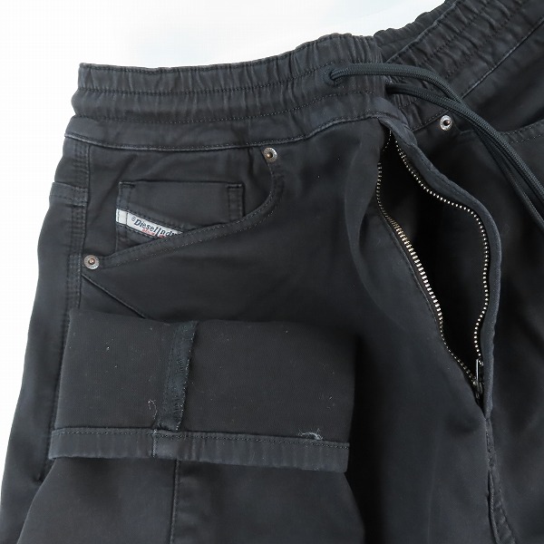 実際に弊社で買取させて頂いたDIESEL/ディーゼル Jogg Jeans/ジョグジーンズ ブラックデニムパンツ A09730 068DY D-AMAGE/W26の画像 6枚目