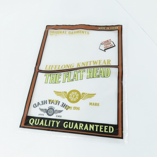 実際に弊社で買取させて頂いた【未使用】The Flat Head/フラットヘッド プリント Tシャツ ブラック /42の画像 7枚目