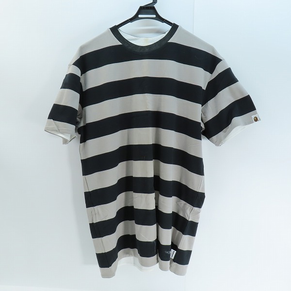 実際に弊社で買取させて頂いたA BATHING APE/アベイシングエイプ リバーシブル ボーダーtシャツ XL