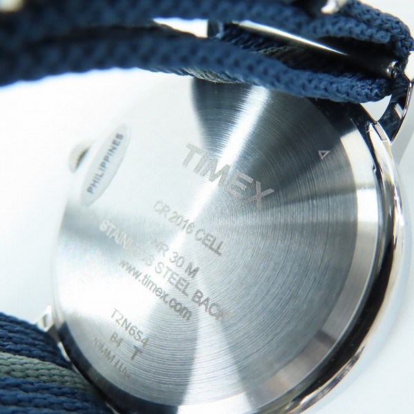実際に弊社で買取させて頂いた(1)TIMEX/タイメックス ウィークエンダー セントラルパーク クォーツ 腕時計/ウォッチ T2N654の画像 3枚目