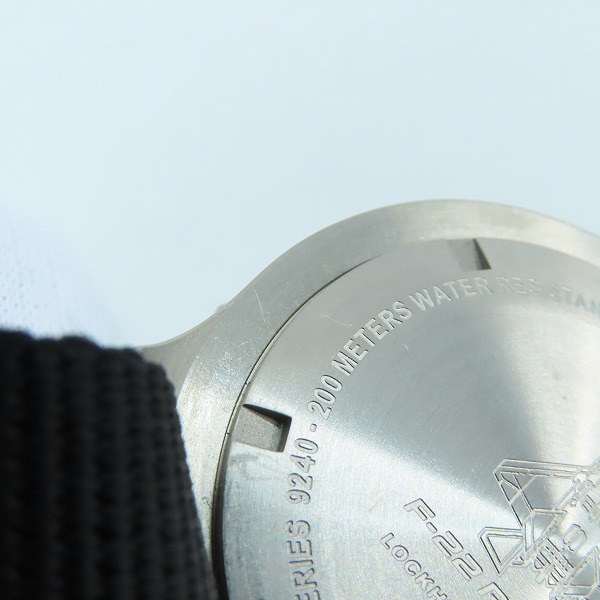 実際に弊社で買取させて頂いたLUMINOX/ルミノックス F-22 RAPTOR 9240 SERIES パイロットウォッチ/腕時計の画像 5枚目