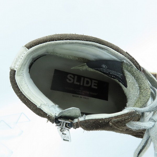 実際に弊社で買取させて頂いた【ジャンク】GOLDEN GOOSE/ゴールデングース GGDB サイドジップ レザースニーカー /40の画像 4枚目