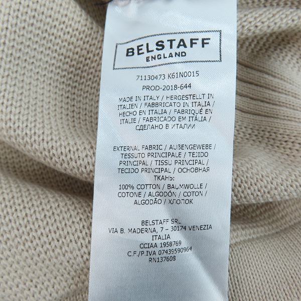 実際に弊社で買取させて頂いたBelstaff/ベルスタッフ  クルーネックニット 71130473 k61n0015/Sの画像 4枚目