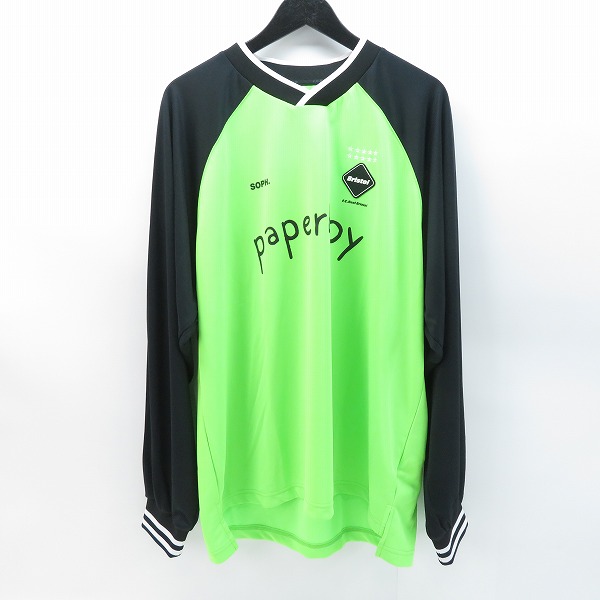 実際に弊社で買取させて頂いた【未使用】F.C.Real Bristol×paperboy/エフシーレアルブリストル×ペーパーボーイ ゲーム シャツ FCRB-240148/L