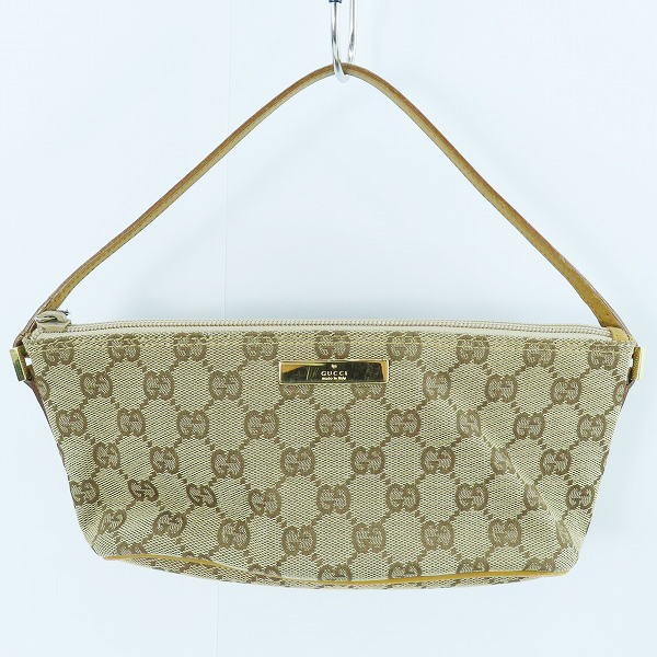 実際に弊社で買取させて頂いたGUCCI/グッチ GG柄 アクセサリーポーチ/ハンドバッグ 039.1103.2123　