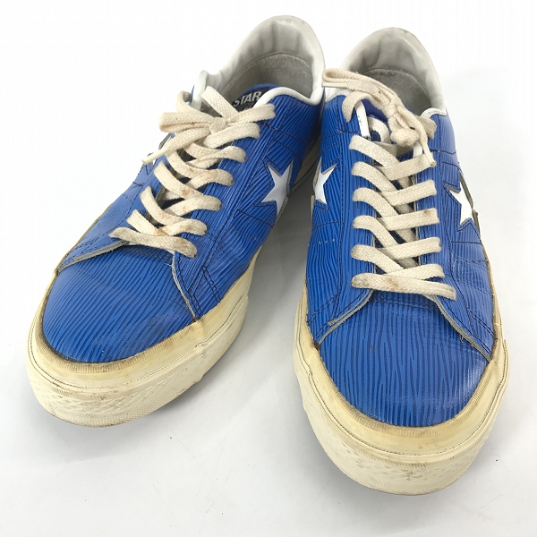 実際に弊社で買取させて頂いたCONVERSE/コンバース ONESTAR/ワンスター MATERIAL OX レザースニーカー/9