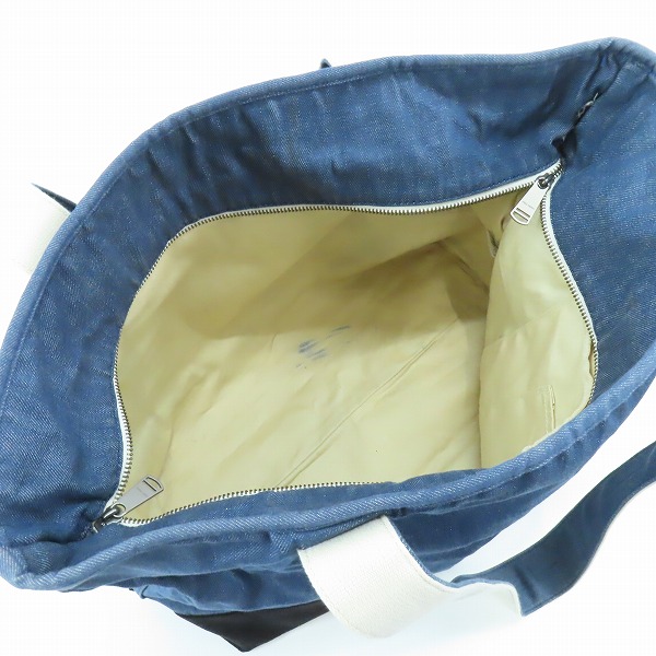 実際に弊社で買取させて頂いたFRED PERRY/フレッドペリー トップジップ トートバッグ F9521の画像 3枚目