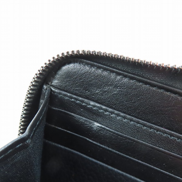 実際に弊社で買取させて頂いたChristian Dior/クリスチャンディオール cdロゴ ラウンドジップ長財布の画像 7枚目