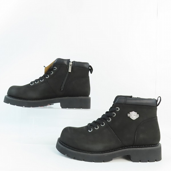 実際に弊社で買取させて頂いた【未使用】HARLEYDAVIDSON/ハーレーダビッドソン サイドジップレザーブーツ/D93804/8.5の画像 3枚目