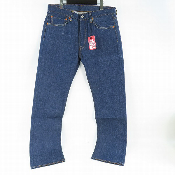 実際に弊社で買取させて頂いた【未使用】Levi's/リーバイス 501 150周年 802本限定 カタカナ/JAPANモデル デニムパンツ/ジーンズ/33×34