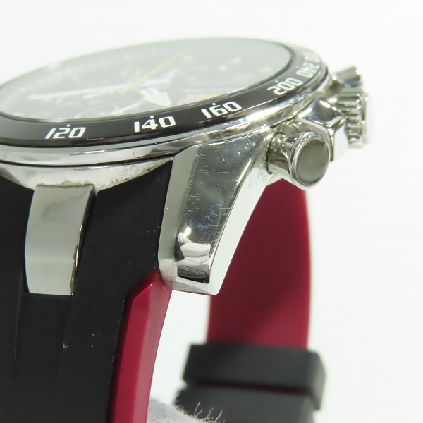 実際に弊社で買取させて頂いたSEIKO×FC Barcelona/セイコー×FCバルセロナ Sportura クロノグラフ クォーツ 腕時計 7T62-0LT0【動作未確認】の画像 5枚目