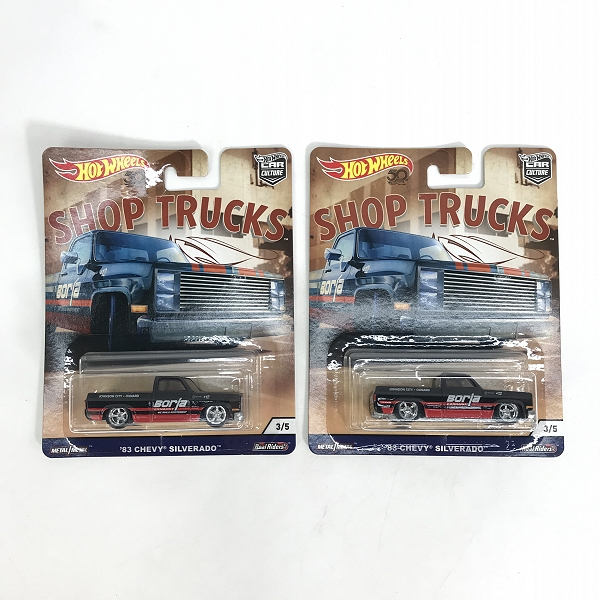 実際に弊社で買取させて頂いた【おまとめ/未開封】Hot Wheels/ホットウィール SHOP TRUCKS VOLKSWAGEN CADDY/'83 CHEVY SILVERADO 他の画像 1枚目