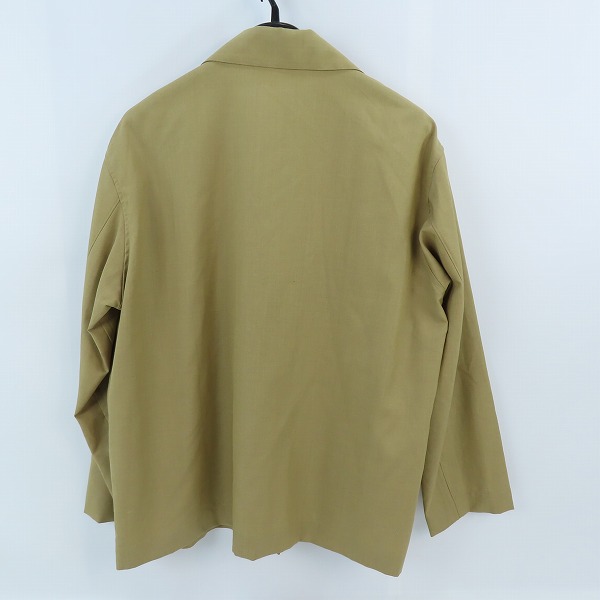 実際に弊社で買取させて頂いたAURALEE/オーラリー 19SS/WOOL SILK TROPICAL SHIRTS JACKET/CML/A9SB01WT/3の画像 1枚目