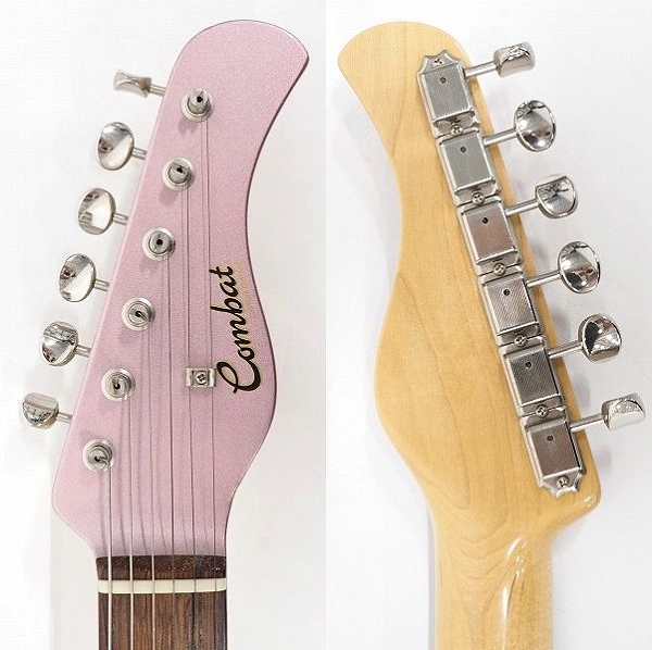 実際に弊社で買取させて頂いた★Combat CUSTOM GUITARS/コンバット ストラトキャスターType マッチングヘッド エレキギター ハードケース付の画像 2枚目