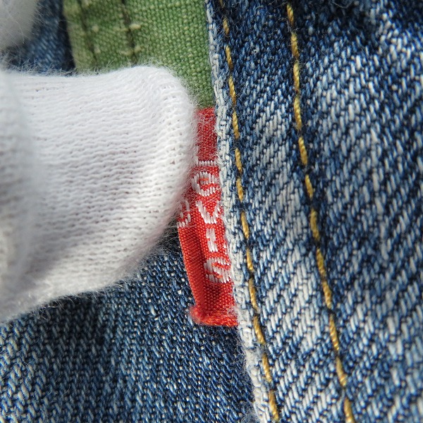 実際に弊社で買取させて頂いたJUNYA WATANABE MAN×Levi's/ジュンヤワタナベマン×リーバイス デニムパンツ WF-P201/XSの画像 3枚目