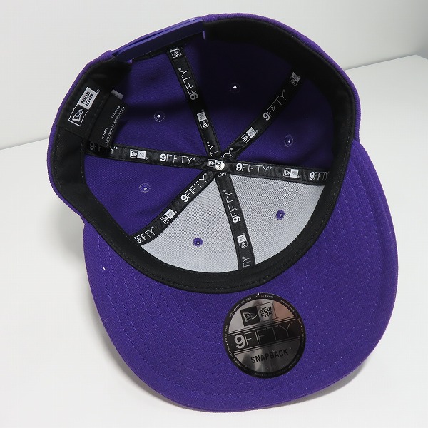 実際に弊社で買取させて頂いたF.C.R.B.×NEWERA/FCレアルブリストル×ニューエラ BRISTOL EMBLEM LOGO 6panel Cap キャップ パープルの画像 4枚目