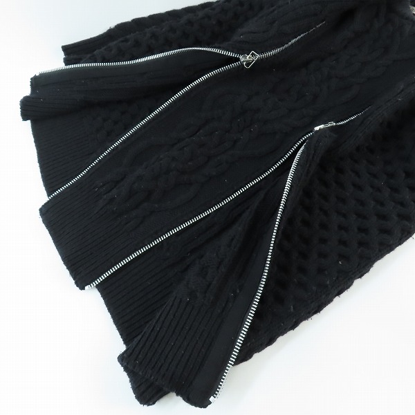 実際に弊社で買取させて頂いたJOHN LAWRENCE SULLIVAN/ジョンローレンスサリバン 22AW ZIP デザイン フィッシャーマン ニットセーター 4B003-0522-39/Mの画像 3枚目