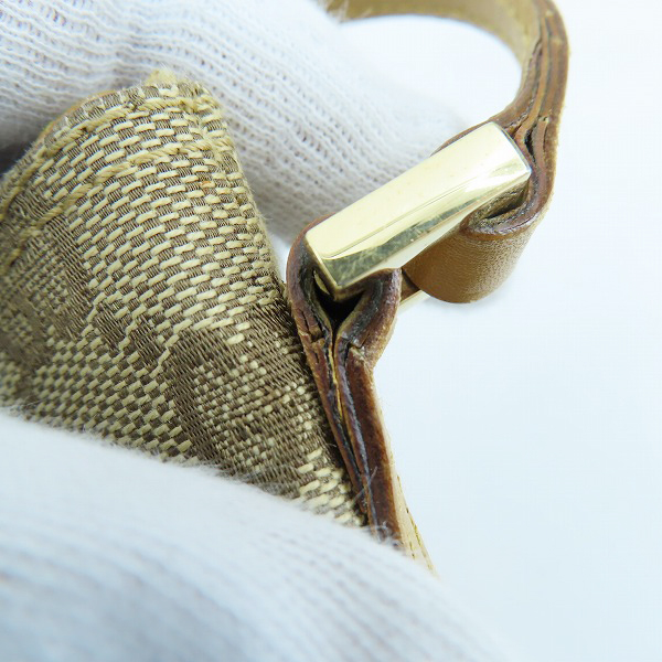 実際に弊社で買取させて頂いたGUCCI/グッチ GG柄 アクセサリーポーチ/ハンドバッグ 039.1103.2123　の画像 8枚目