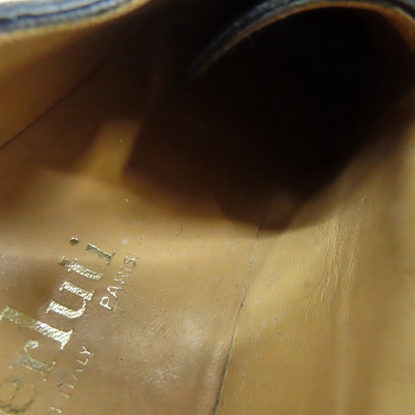 実際に弊社で買取させて頂いたBerluti/ベルルッティ エナメル切り替え レザー シューズ 7.5の画像 7枚目