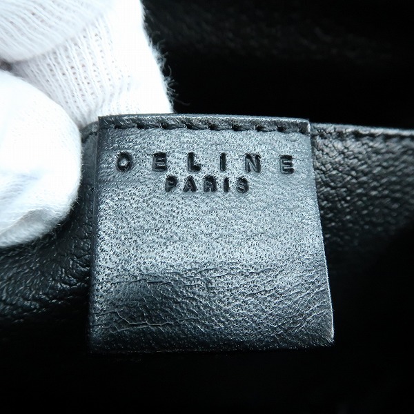 実際に弊社で買取させて頂いたCELINE/セリーヌ ロゴ マカダム柄 クラッチバッグ/ポーチの画像 4枚目