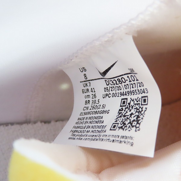 実際に弊社で買取させて頂いた【未使用】NIKE/ナイキ BLAZER MID '77 VNTG HAVE A GOOD GAME/ブレーザー ミッド 77 ヴィンテージ DC3280-101/26の画像 5枚目