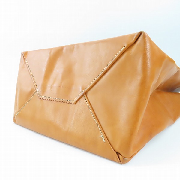 実際に弊社で買取させて頂いたBEAMS PLUS/ビームスプラス 栃木レザー ショッピングバッグ/ハンドバッグの画像 2枚目