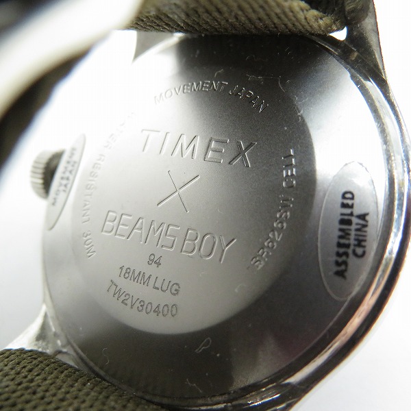 実際に弊社で買取させて頂いたTIMEX × BEAMS BOY/タイメックス×ビームスボーイ 腕時計 TW2V30400の画像 3枚目