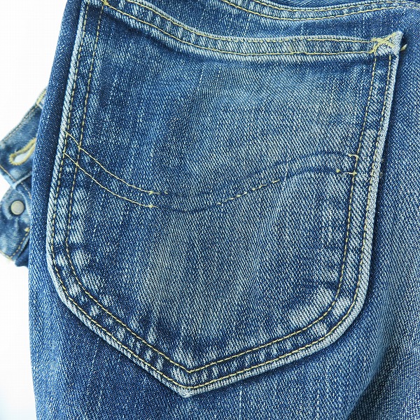 実際に弊社で買取させて頂いたLee×THE REAL McCOY'S/リー×リアルマッコイズ 101B 復刻 赤タグ デニムパンツ 9784-89 /32の画像 7枚目