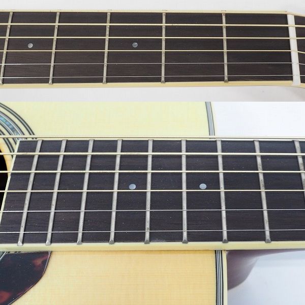 実際に弊社で買取させて頂いた★【美品】YAMAHA/ヤマハ LS6 ARE エレアコ/アコースティックギター/アコギ セミハードケース付 の画像 3枚目
