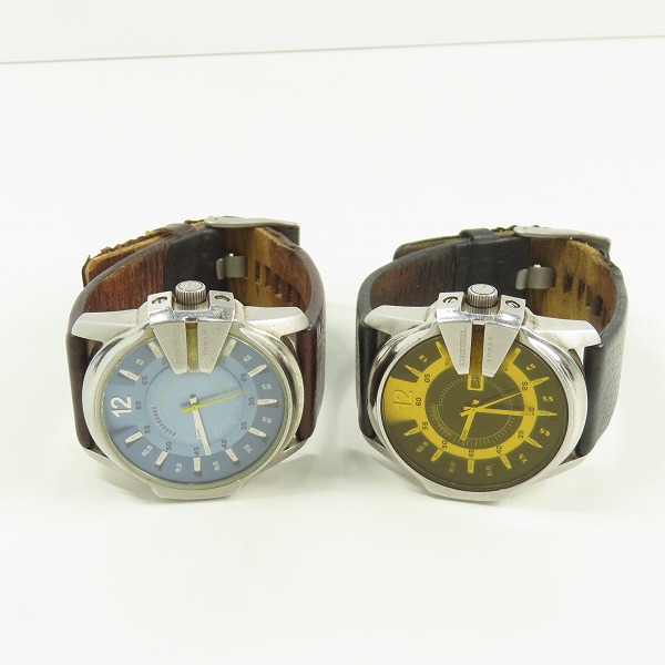 実際に弊社で買取させて頂いた【ジャンク/動作未確認】DIESEL/ディーゼル Master Chief/マスターチーフ 腕時計 DZ-1399/DZ-1207/2点セット