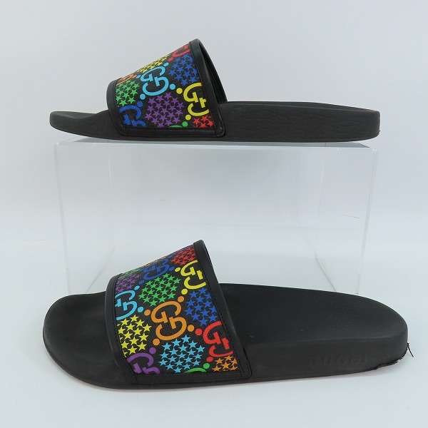 実際に弊社で買取させて頂いたGucci/グッチ GＧサイケデリック シャワーサンダル 8の画像 3枚目