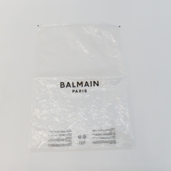 実際に弊社で買取させて頂いた【未使用】BALMAIN/バルマン ロゴ 半袖Tシャツ/Mの画像 7枚目