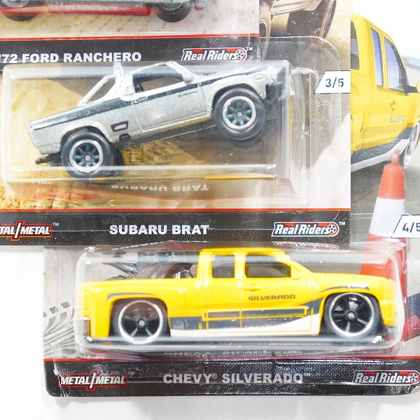 実際に弊社で買取させて頂いた【未開封】Hot Wheels/ホットウィール TRUCKS '72 FORD RANCHERO/CHEVY SILVERADO/SUBARU BRAT ミニカー 3点セットの画像 6枚目