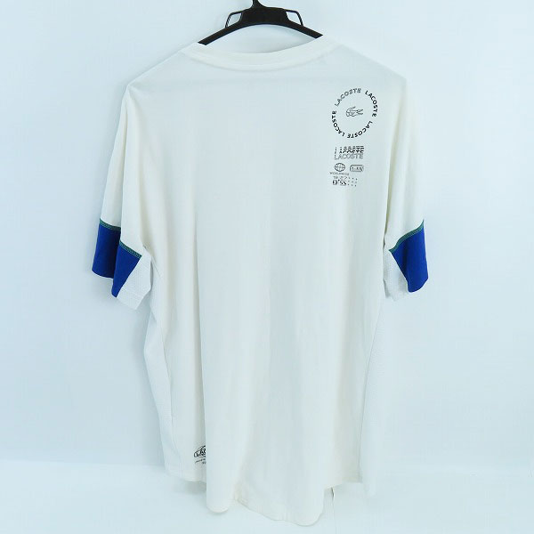 実際に弊社で買取させて頂いたLACOSTE/ラコステ マルチプリント ウルトラドライ 鹿の子 半袖Tシャツ TH0821/Lの画像 1枚目