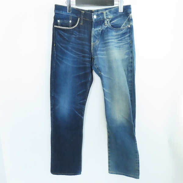 実際に弊社で買取させて頂いたHYSTERIC GLAMOUR/ヒステリックグラマー HRLR加工 デニムパンツ 0241AP12 /31