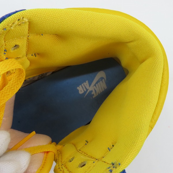 実際に弊社で買取させて頂いたNIKE/ナイキ WMNS AIR JORDAN 1 RETRO HIGH OG REVERSE LANEY/エアジョーダン1 リバースレイニー FD2596-700/27の画像 4枚目