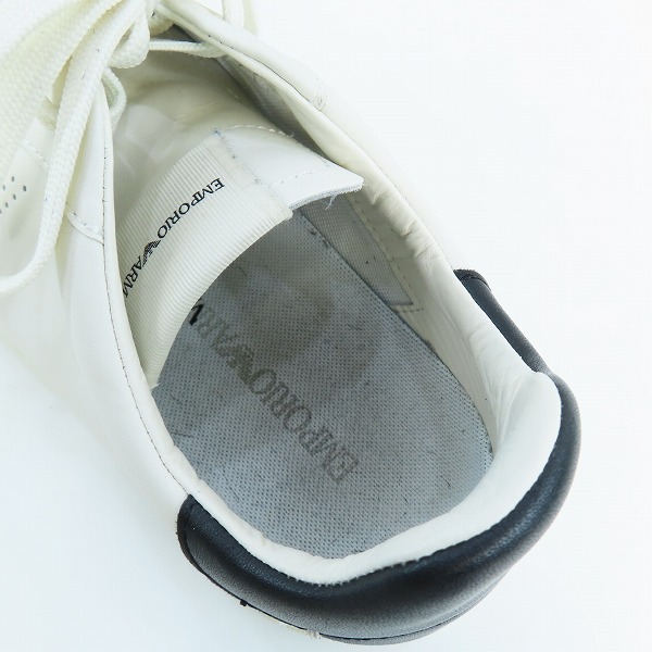 実際に弊社で買取させて頂いたEMPORIO ARMANI/エンポリオアルマーニ 22SS スニーカー X4X565 XN180 US11の画像 4枚目