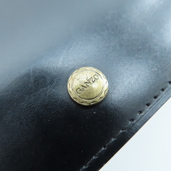 実際に弊社で買取させて頂いたGANZO/ガンゾ 長財布 ロングウォレット ブライドルレザーの画像 7枚目