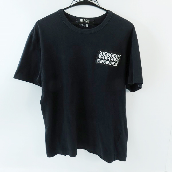 実際に弊社で買取させて頂いたBLACK COMME des GARCONS/ブラックコムデギャルソン ワッペン Tシャツ L