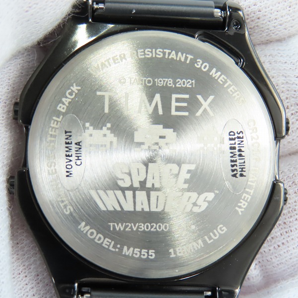 実際に弊社で買取させて頂いた(1)TIMEX/タイメックス スペースインベーダー  腕時計 TW2V30200の画像 3枚目