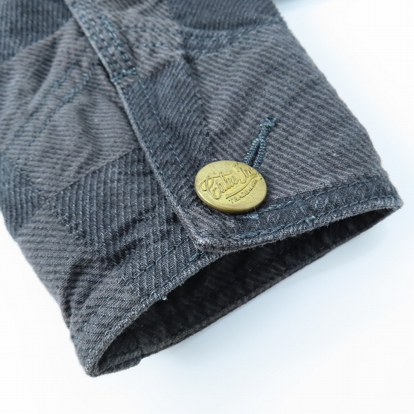 実際に弊社で買取させて頂いたCALEE/キャリー チェック柄 カバーオール ジャケット/Mの画像 8枚目