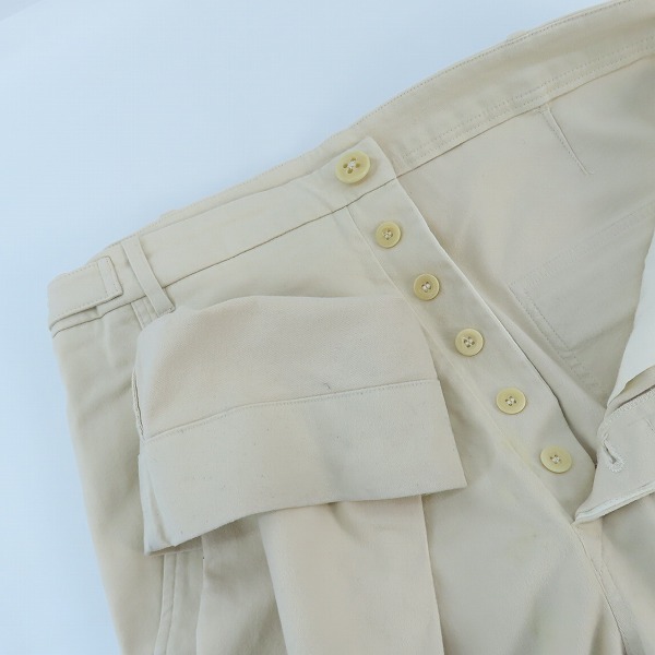 実際に弊社で買取させて頂いたANN DEMEULEMEESTER/アンドゥムルメステール ベルテッド パンツ 352-11-75043/Sの画像 4枚目