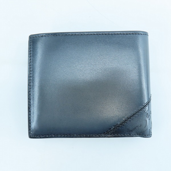 実際に弊社で買取させて頂いたBerluti/ベルルッティ カリグラフィ 二つ折り財布 アリゲーターの画像 1枚目
