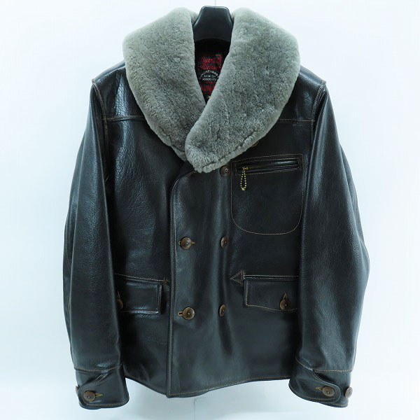 実際に弊社で買取させて頂いたBUZZ RICKSON'S/バズリクソンズ  コーストガードスタイル レザージャケット BR80242/38