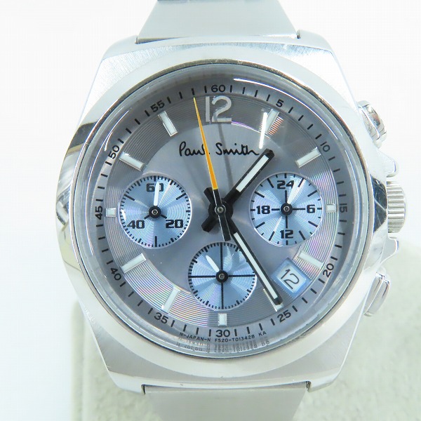 実際に弊社で買取させて頂いたPaul Smith/ポールスミス クロノグラフ 腕時計 F520-T008402