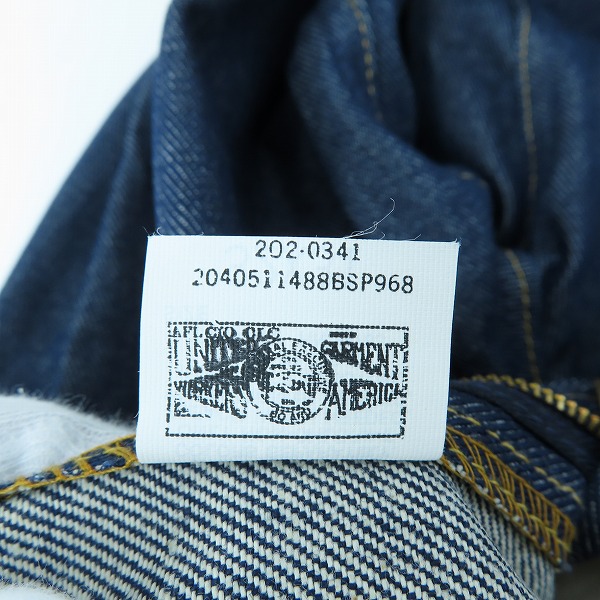 実際に弊社で買取させて頂いたLee/リー REGULAR FIT BOOT CUTS/レギュラーフィット ブーツカット デニムパンツ/ジーンズ 202-0341/32×31の画像 4枚目