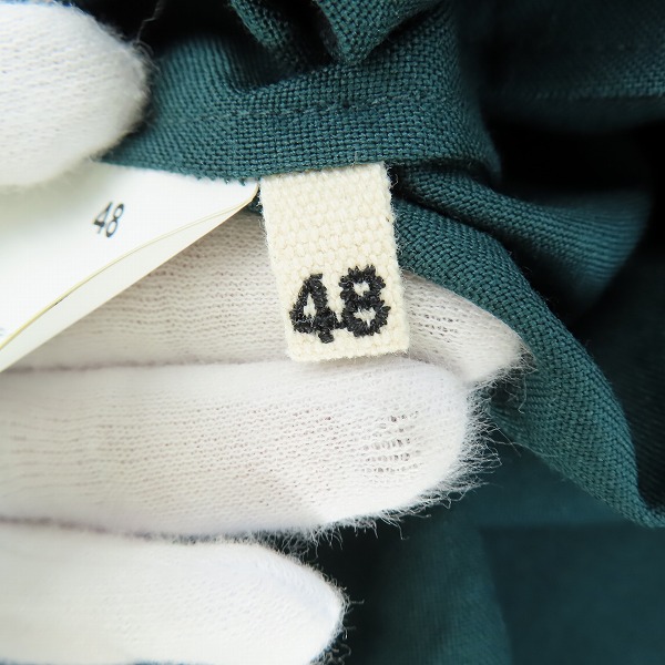 実際に弊社で買取させて頂いたMARNI/マルニ 半袖シャツ グリーン/48の画像 3枚目