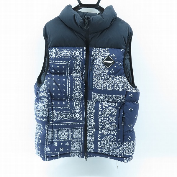 実際に弊社で買取させて頂いたF.C.R.B./F.C.Real Bristol/エフシーレアルブリストル 22AW DOWN VEST/BANDANA ダウンベスト FCRB-222043 L