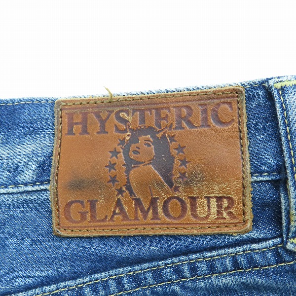 実際に弊社で買取させて頂いたHYSTERIC GLAMOUR/ヒステリックグラマー RSM加工 ストレート デニムパンツ 0241AP10/W29L32の画像 7枚目