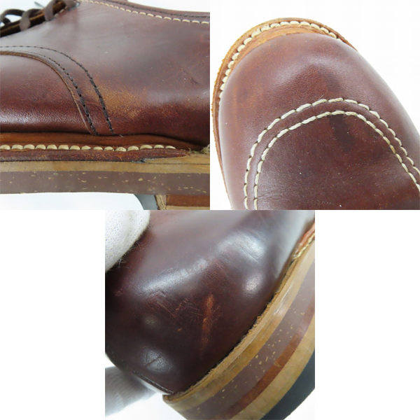 実際に弊社で買取させて頂いたALDEN/オールデン モックトゥブーツ INDY OXFORD/インディ オックスフォード 4002 8.5Dの画像 8枚目